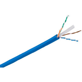 تردد 1-250MHz UTP كبل الشبكة 23AWG الملتوية زوج الموصل 0.58mm