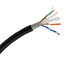 نظام الكابلات Cat5e PVC شبكة الاتصال كابل CCA / CU Conductor 0.45mm-0.51mm