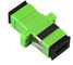الأخضر الألياف البصرية الملحقات SC / ACP محول المواد البلاستيكية البعد 32MM